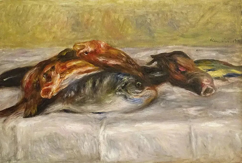 Poissons - Pierre-Auguste Renoir image 1 reproduction réalisée par Alpha Reproduction