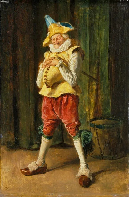 Polichinelle - Ernest Meissonier image 1 tableau peint à l’huile sur toile
