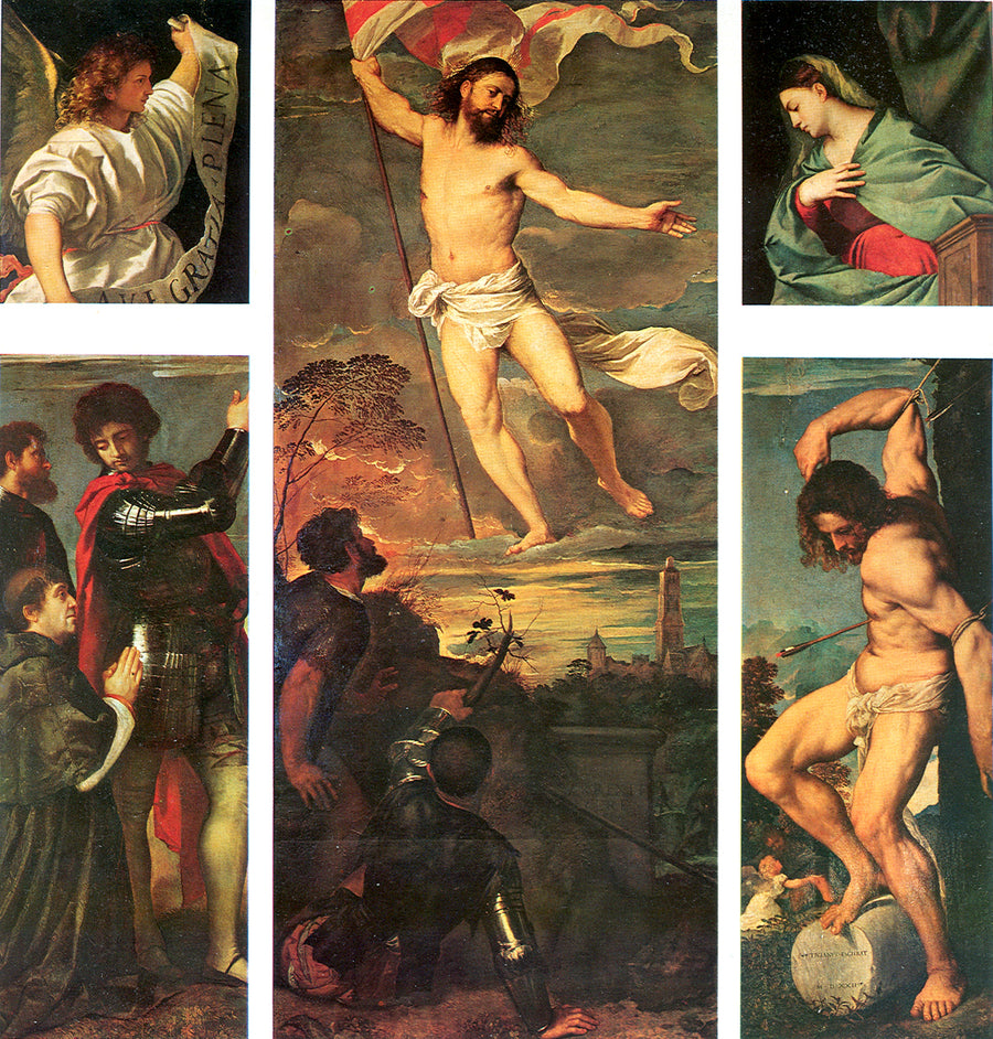 Polyptyque Averoldi : La Résurrection du Christ - Titien