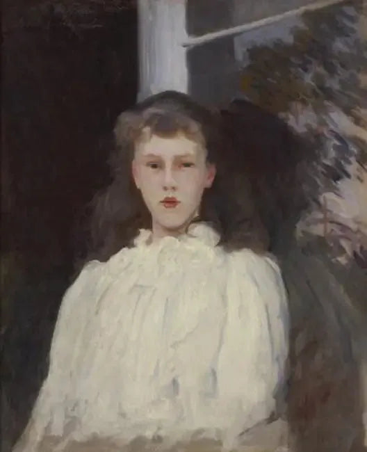 Polly Barnard (alias Fille en mousseline blanche) - John Singer Sargent image 1 reproduction de peinture à l’huile