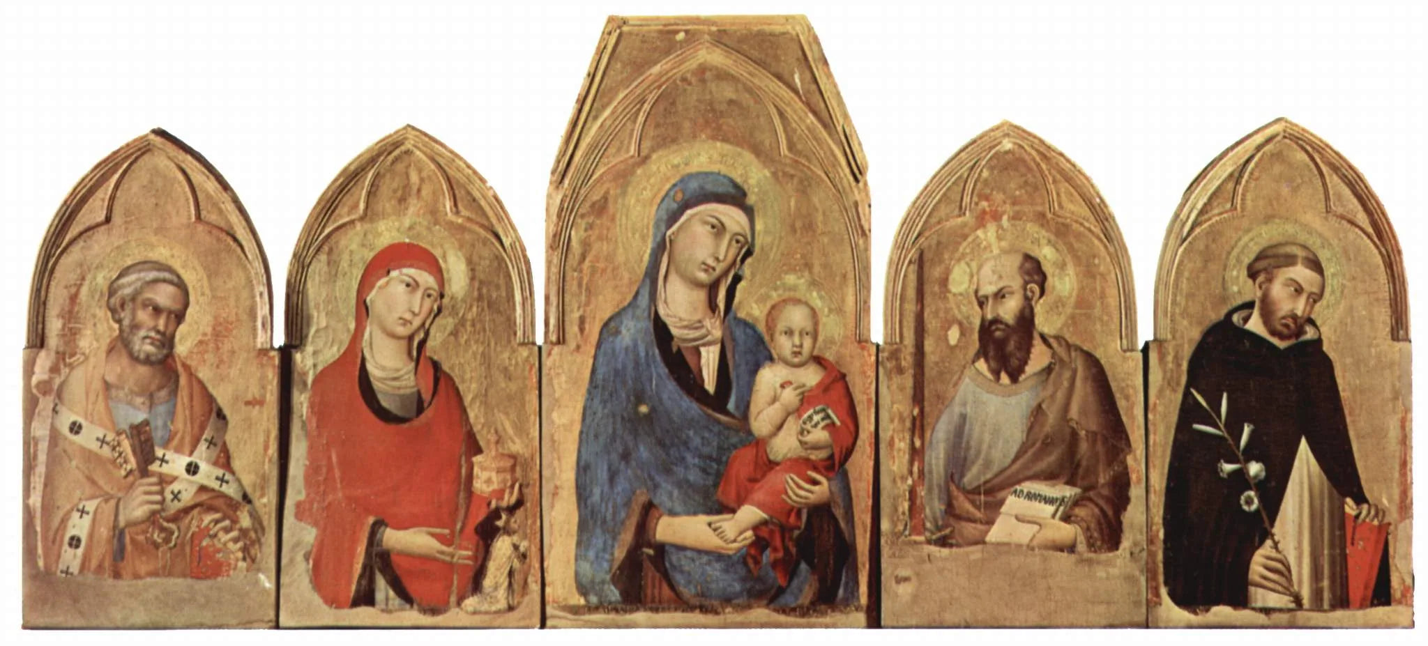 Polyptyque de San Domenico - Simone Martini image 1 reproduction d’œuvre d’art à l’huile