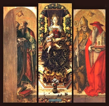 Polyptyque du Duomo de Camerino - Carlo Crivelli image 1 reproduction artisanale de tableau