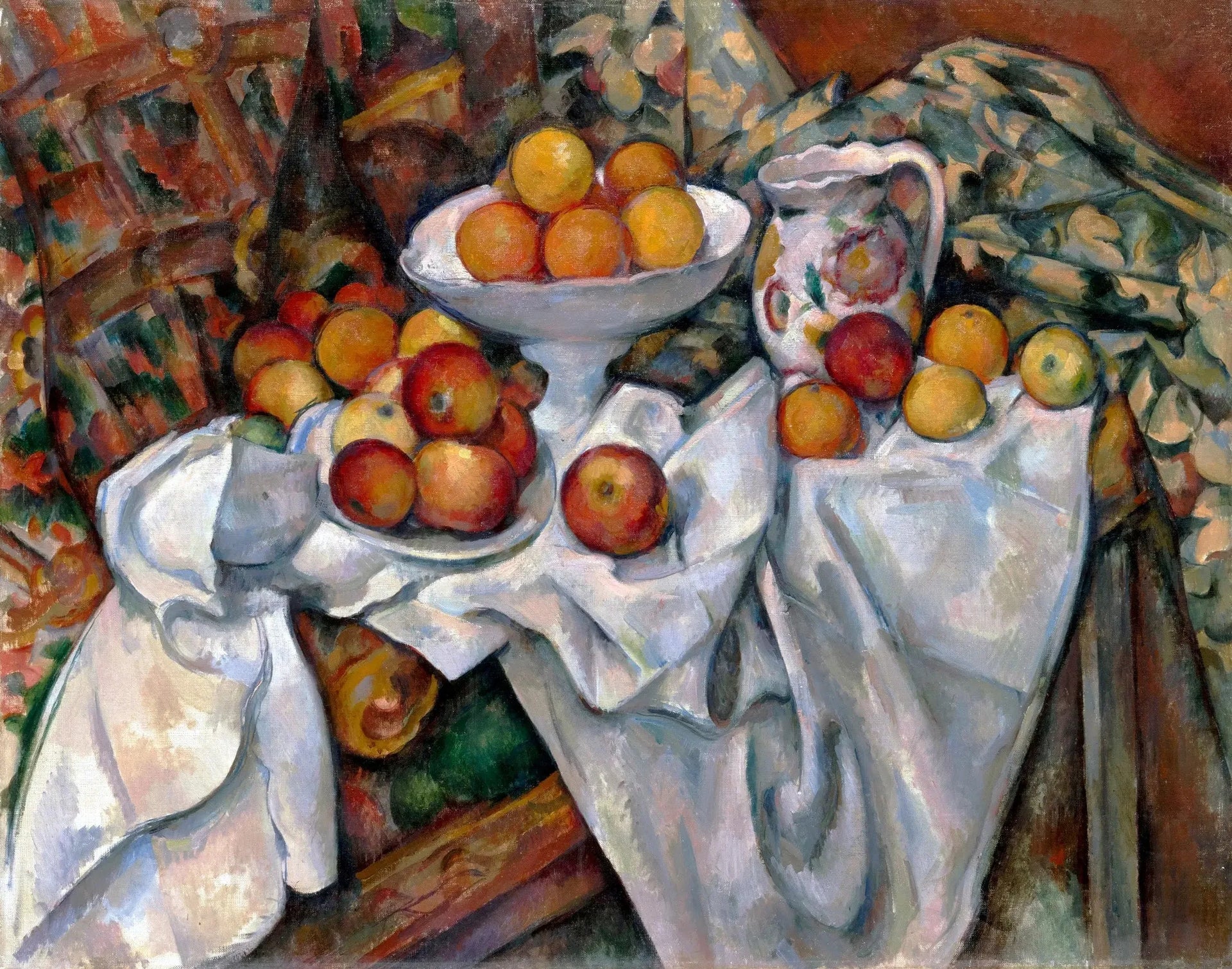 Pommes et Oranges - Paul Cézanne image 1 copie de tableau peinte à la main