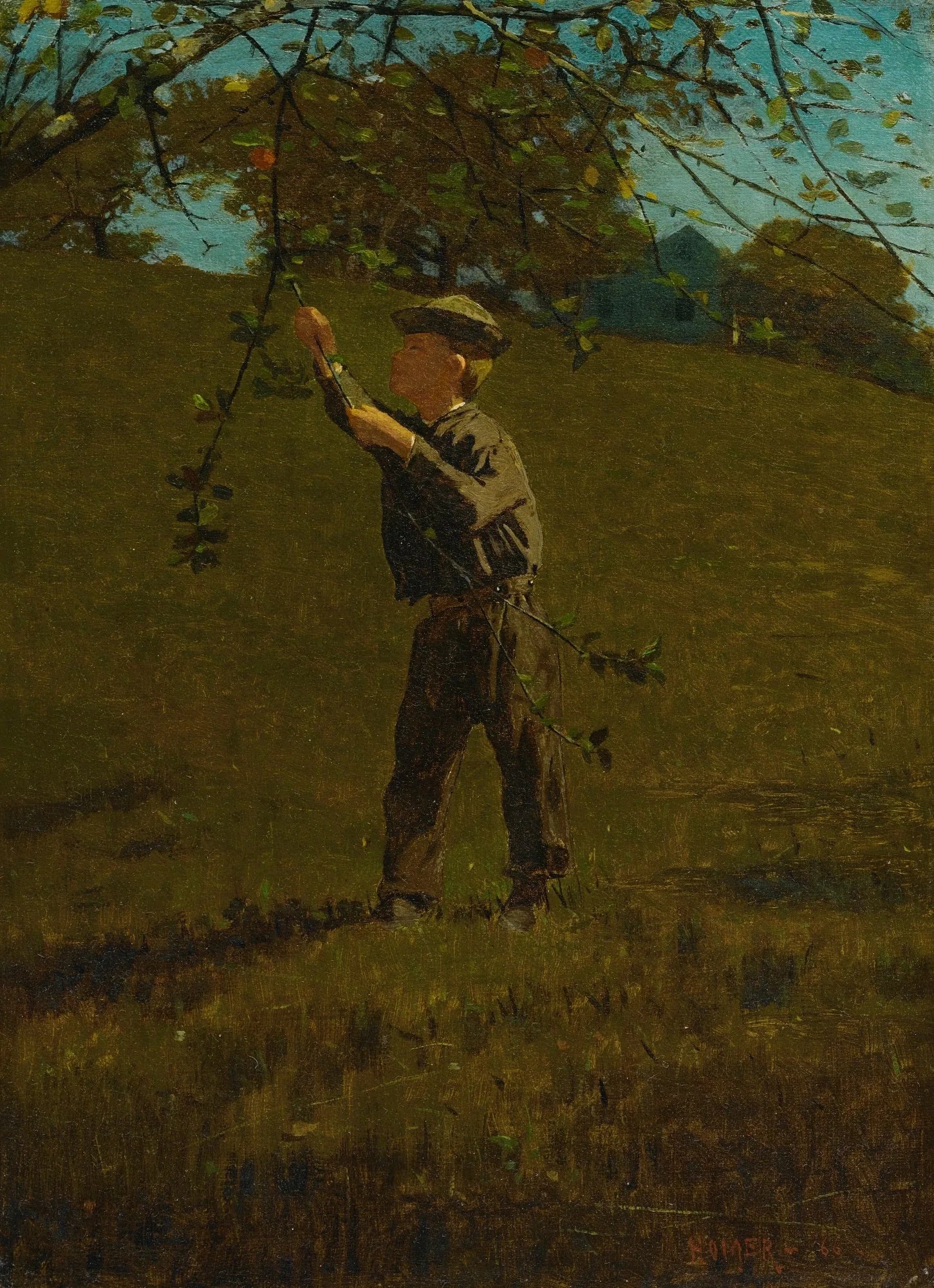 pommes vertes - Winslow Homer image 1 reproduction de peinture à l’huile