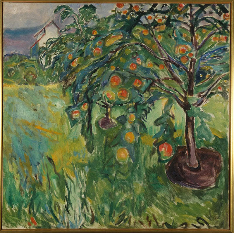 Pommier près du studio - Edvard Munch