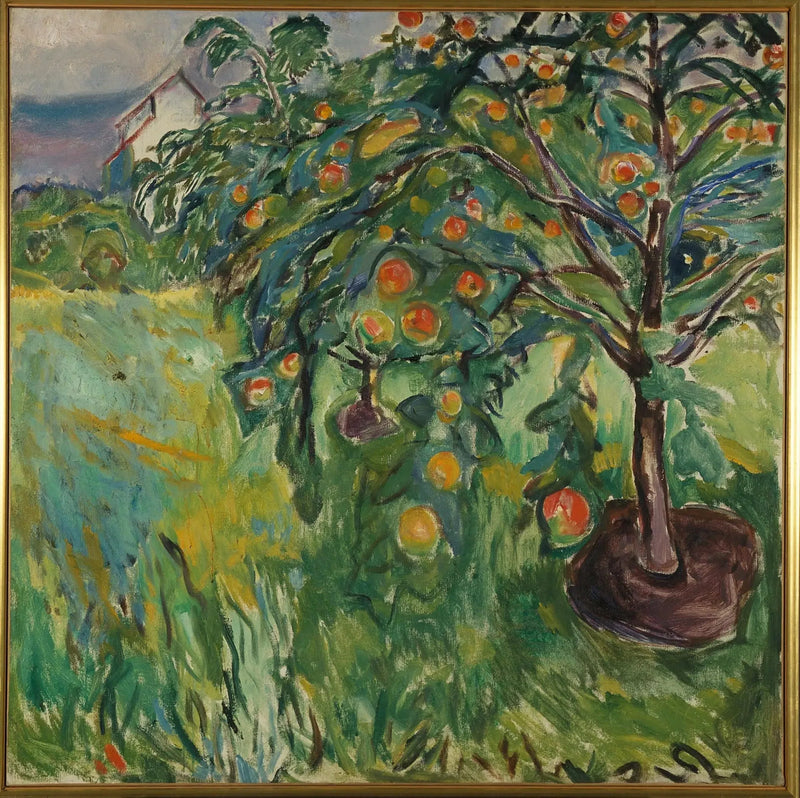 Pommier près du studio - Edvard Munch