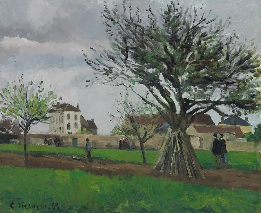 Pommiers à Pontoise (La maison du père Gallien) - Camille Pissarro