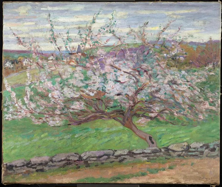 Pommiers en fleurs - Armand Guillaumin image 1 reproduction d’œuvre d’art à l’huile