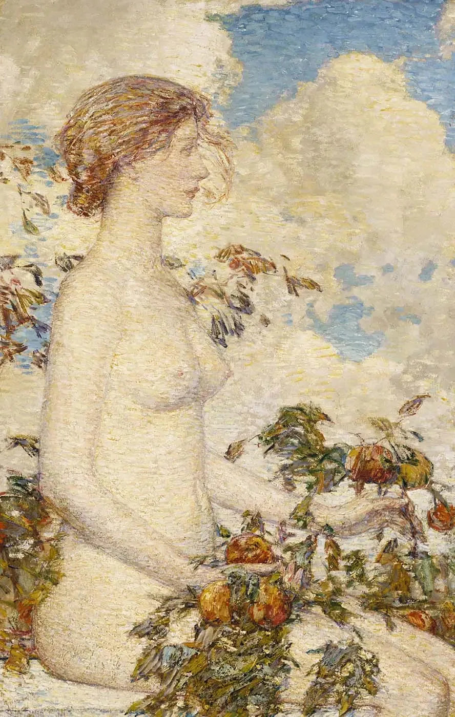 Pomone - Childe Hassam image 1 copie peinte à la main à l’huile