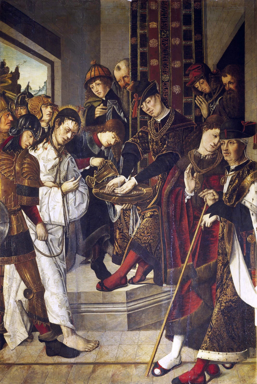 Ponce Pilate se lave les mains - Francisco de Osona