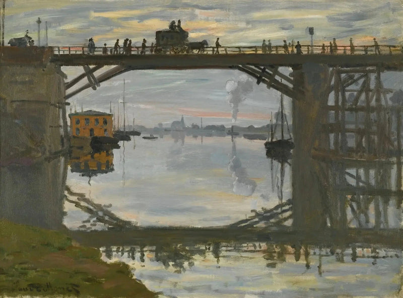 Дерев'яний міст W195 - Клод Моне
