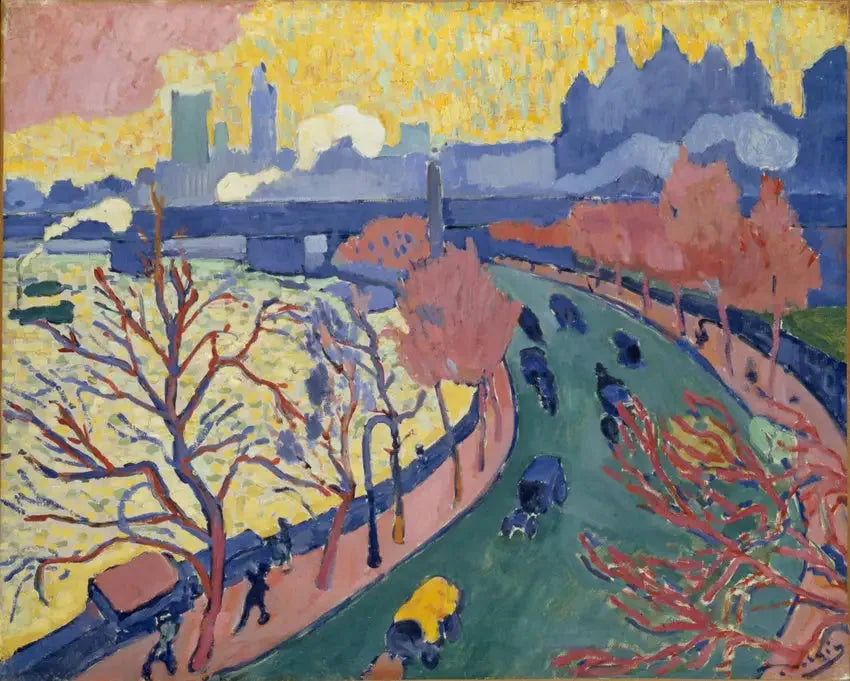 pont de Charing Cross - André Derain image 1 copie de tableau peinte à la main