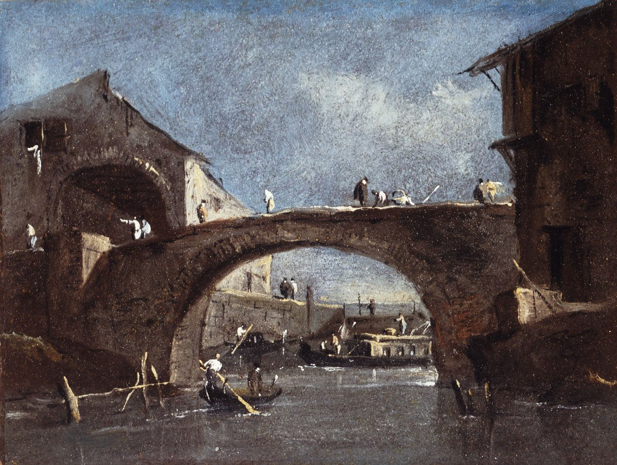 Pont de Dolo - Francesco Guardi image 1 tableau peint à l’huile sur toile