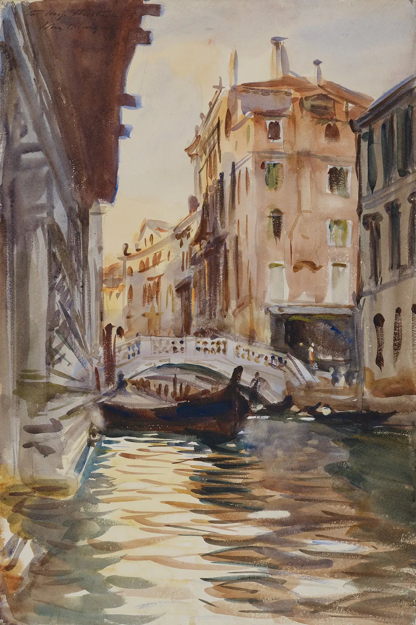 Pont de la Canonica - John Singer Sargent image 1 reproduction d’œuvre d’art à l’huile