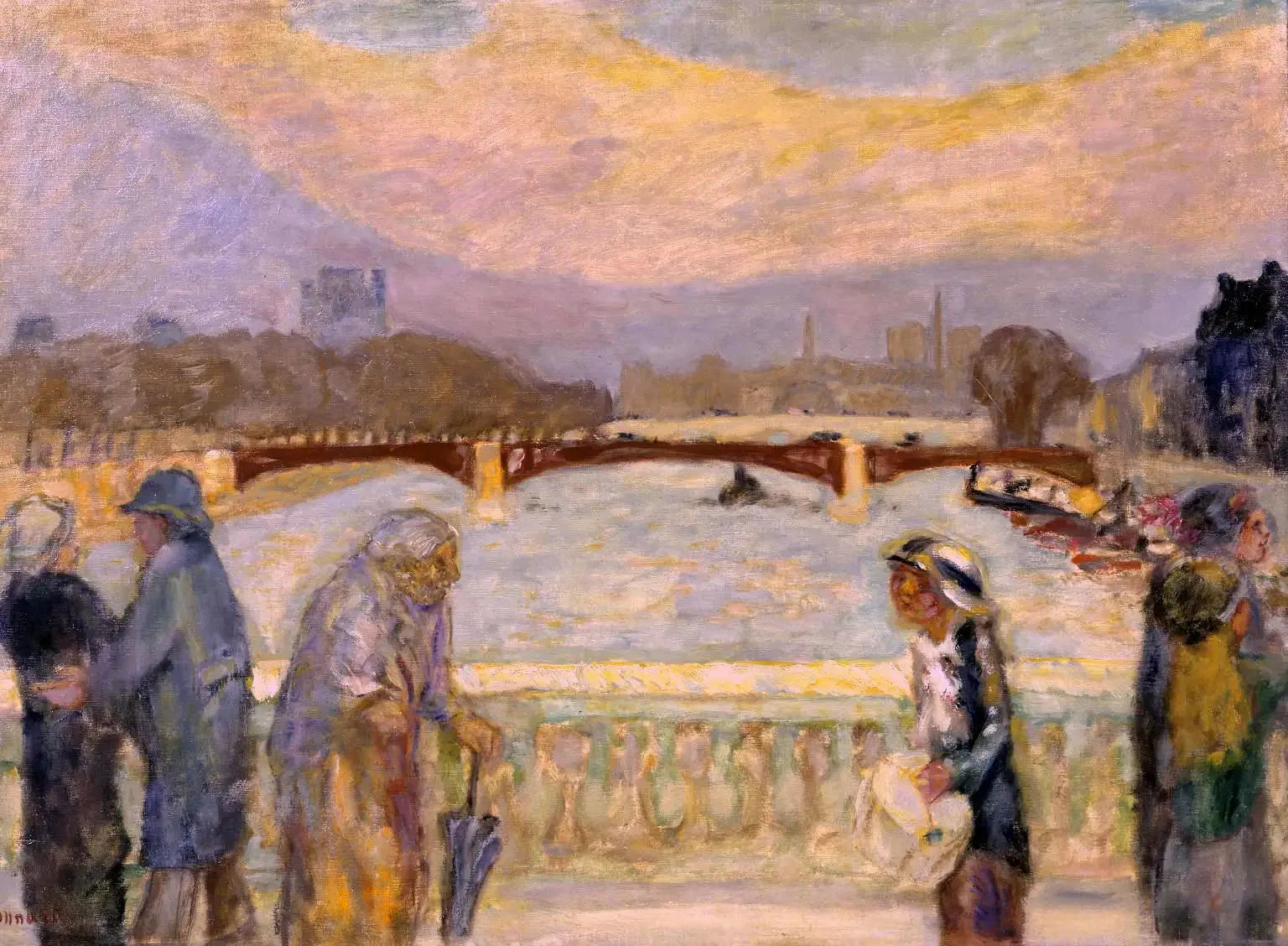 Pont de la Concorde - Pierre Bonnard image 1 reproduction réalisée par Alpha Reproduction