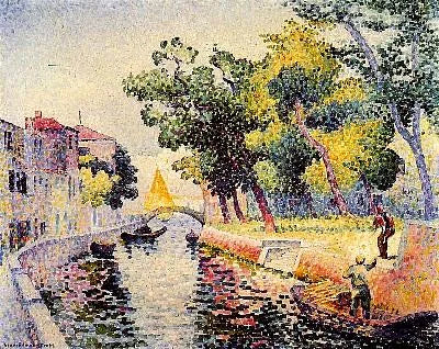 Pont San Trovaso, Venise - Henri-Edmond Cross image 1 reproduction réalisée par Alpha Reproduction