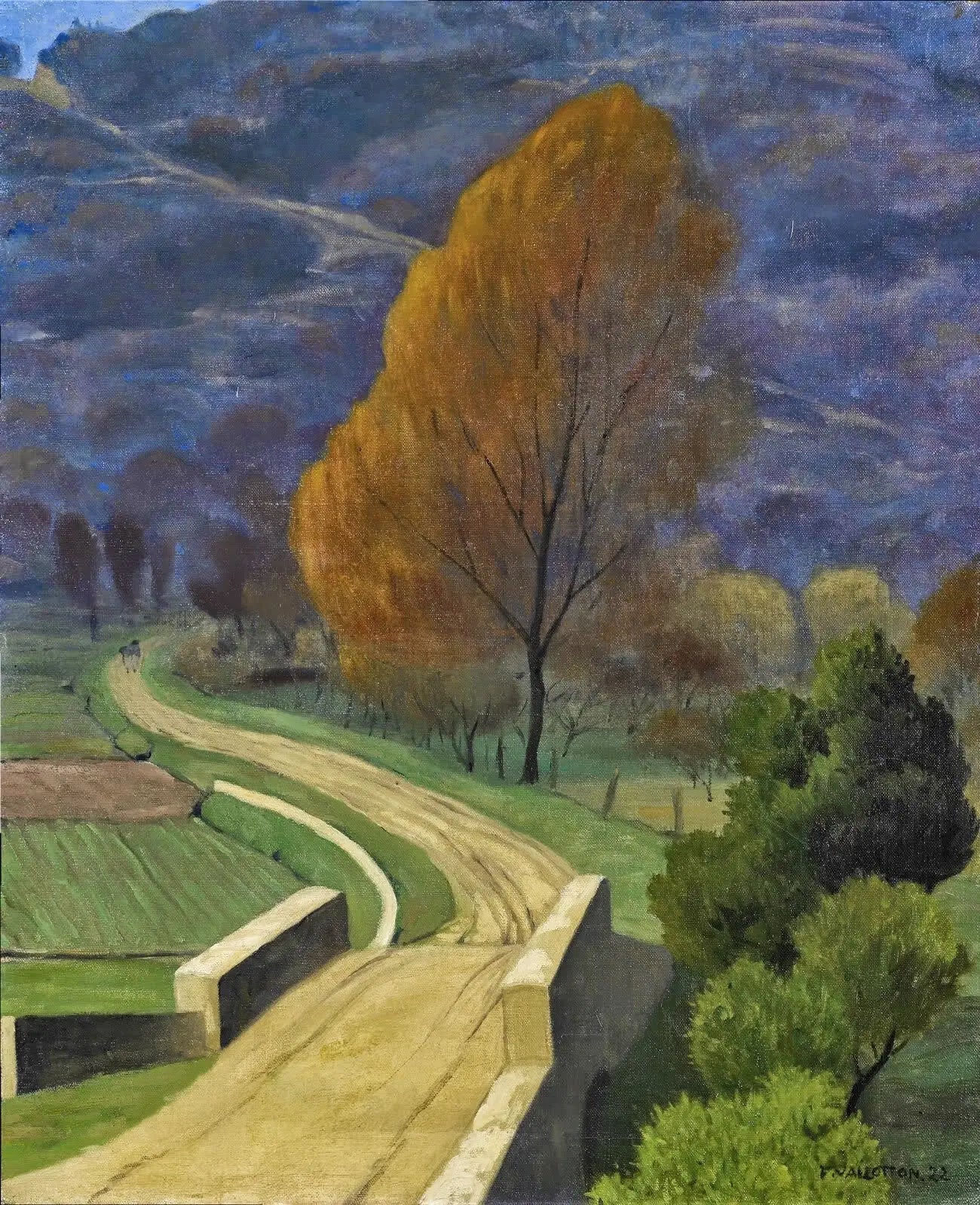 Pont sur le Béal - Félix Vallotton image 1 tableau peint à l’huile sur toile
