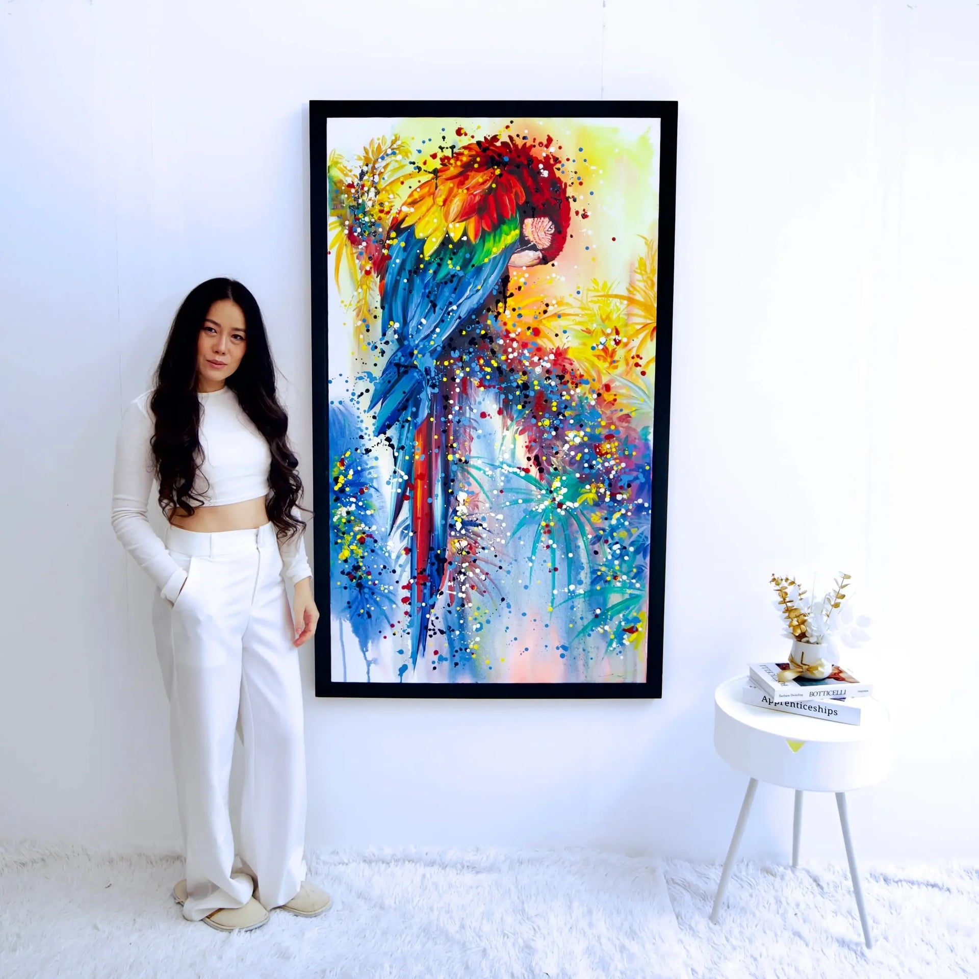 Pop Art Perroquet | 80 X 140 cm image 3 reproduction réalisée par Alpha Reproduction