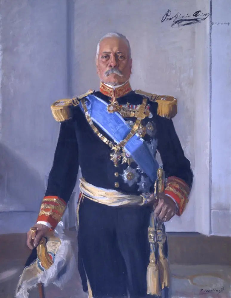 Porfirio Díaz, ancien président du Mexique - Joaquín Sorolla
