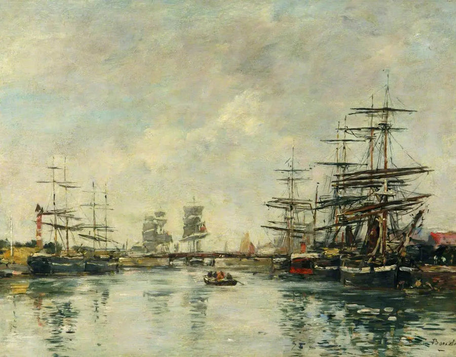 Port d'Honfleur - Eugène Boudin