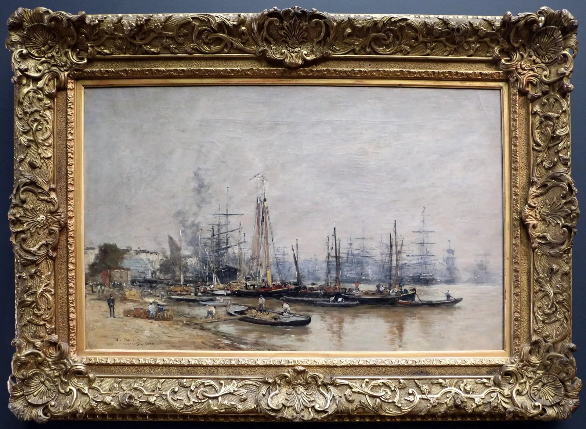 port de Bordeaux - Eugène Boudin image 1 reproduction réalisée par Alpha Reproduction