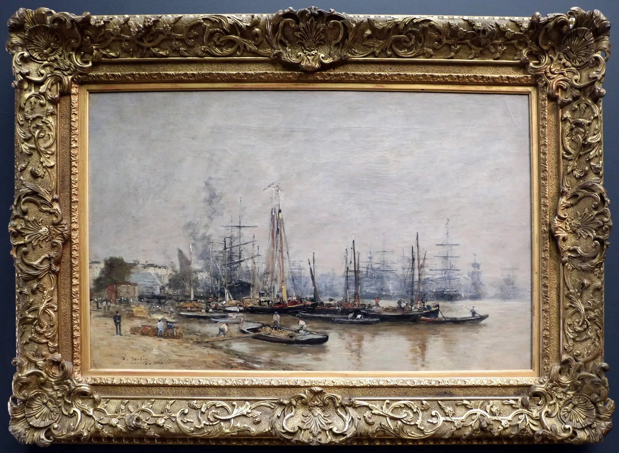 port de Bordeaux - Eugène Boudin image 1 reproduction réalisée par Alpha Reproduction