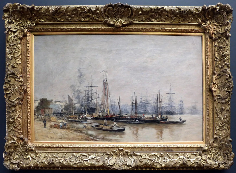 port de Bordeaux - Eugène Boudin