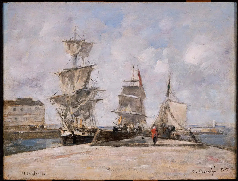 Port de Honfleur - Eugène Boudin