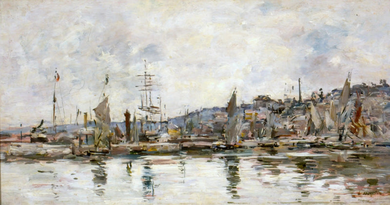 Port de Honfleur - Eugène Boudin
