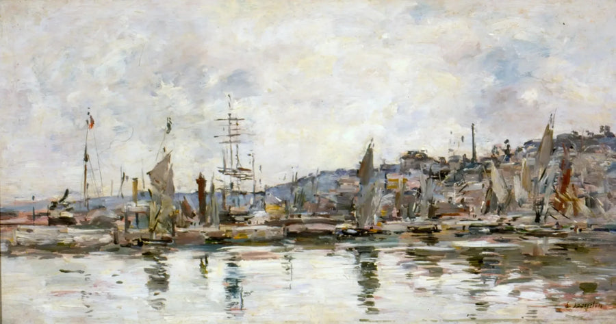 Port de Honfleur - Eugène Boudin