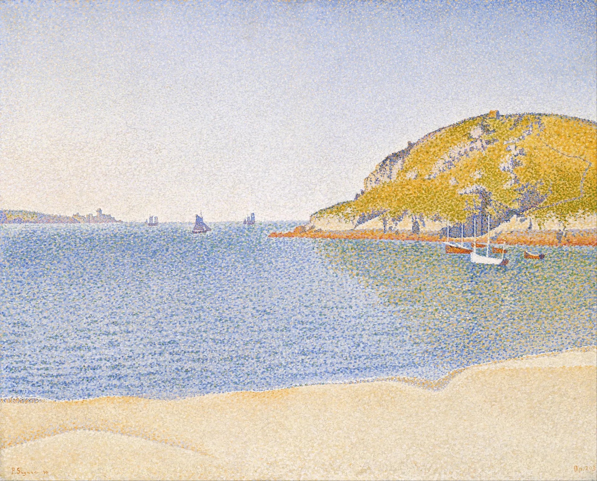 Port de Saint-Cast - Paul Signac image 1 reproduction artisanale de tableau