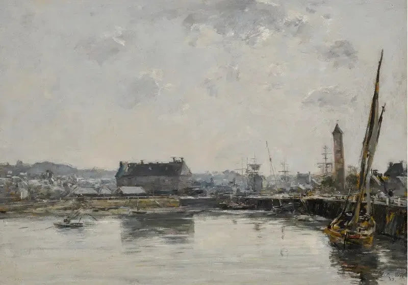 Port de Trouville - Eugène Boudin