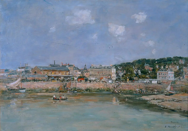 Port de Trouville - Eugène Boudin