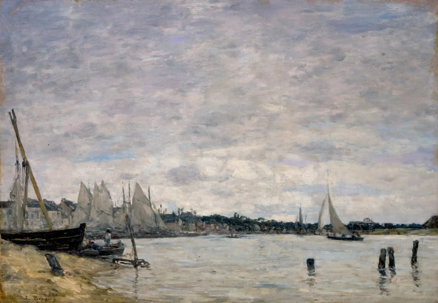Port de Trouville - Eugène Boudin