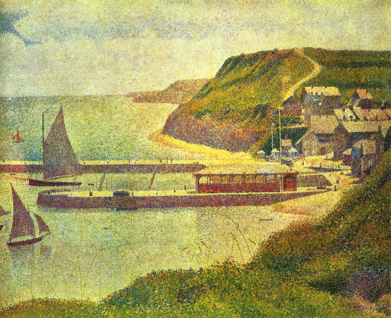 Port-en-Bessin, avant-port, marée haute - Georges Seurat