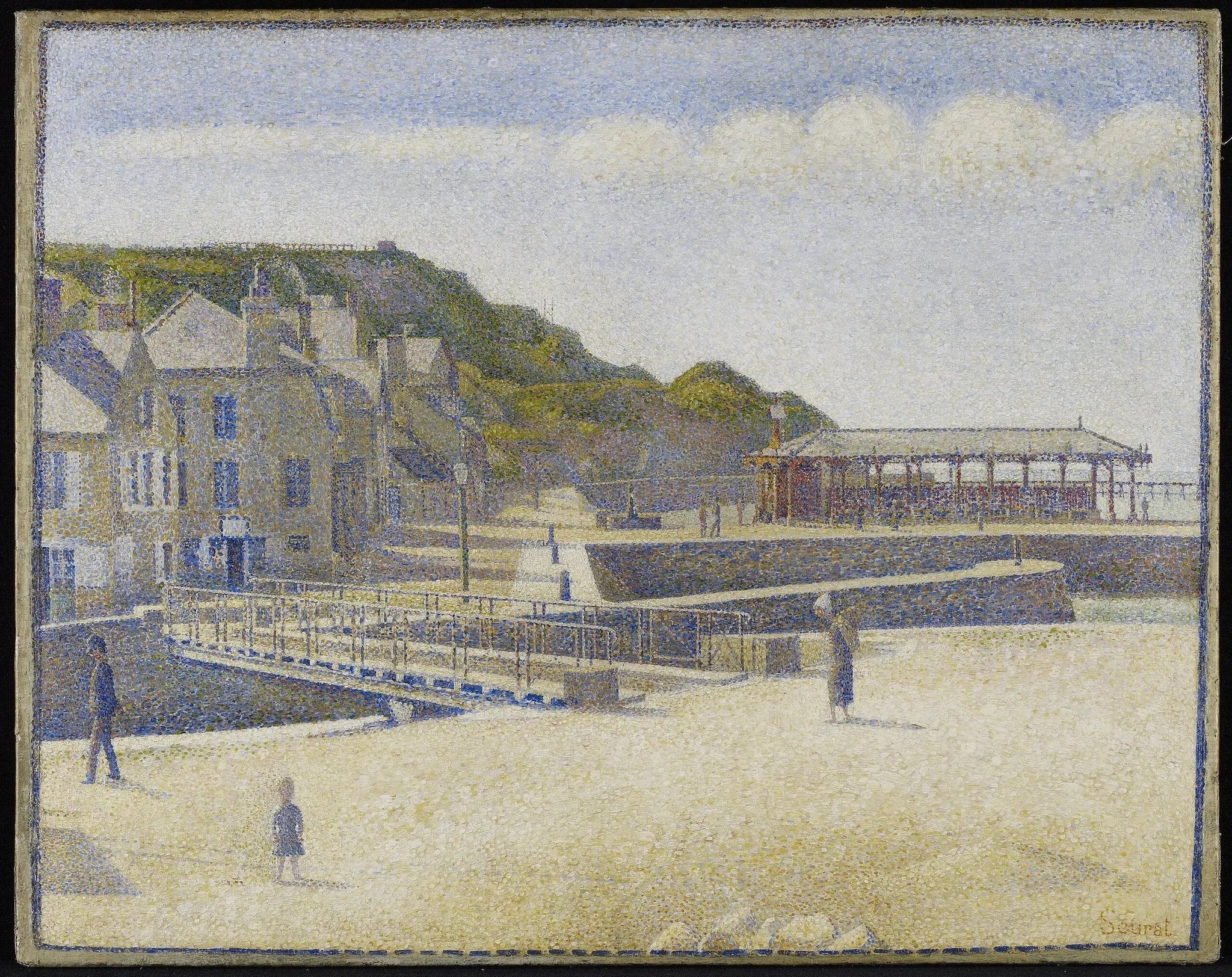 Port-en-Bessin - Georges Seurat image 1 reproduction artisanale de tableau