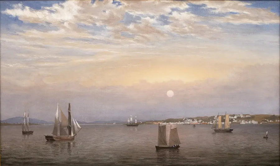 Port et ville de Castine - Fitz Henry Lane