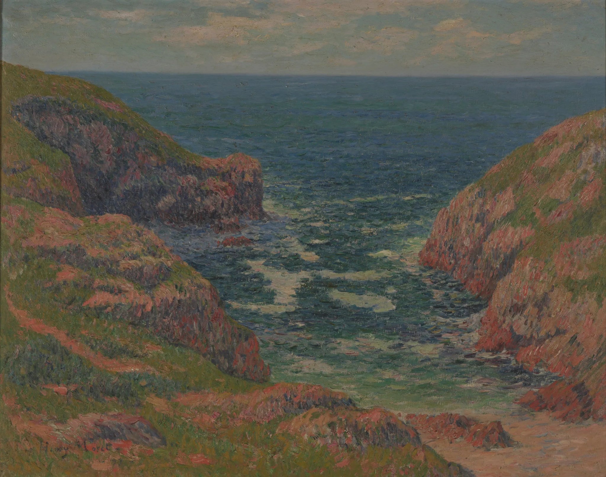Port Lamatte - Henry Moret image 1 reproduction artisanale de tableau