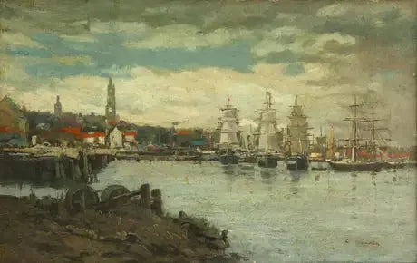Port maritime - Eugène Boudin