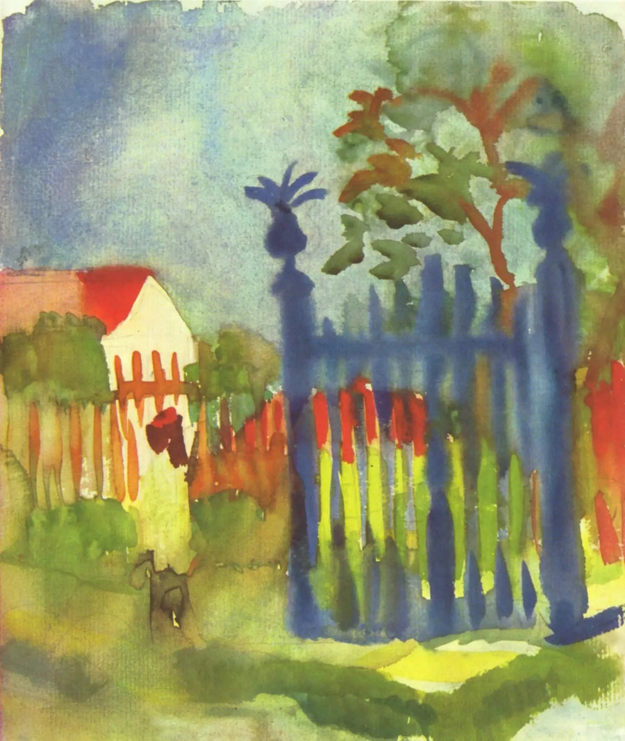 Portail du jardin - August Macke