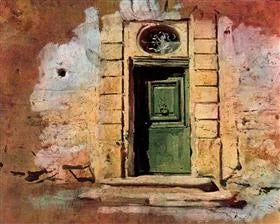 Porte à Montmartre - Giovanni Boldini image 1 reproduction artisanale de tableau