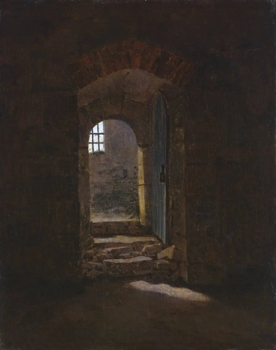 porte d'entrée à Meissen - Caspar David Friedrich