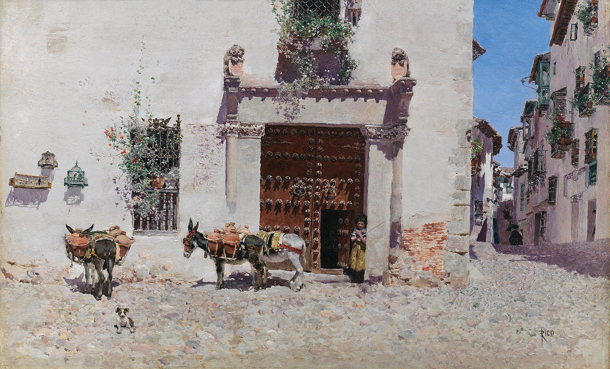 Porte d'une maison à Tolède - Martín Rico