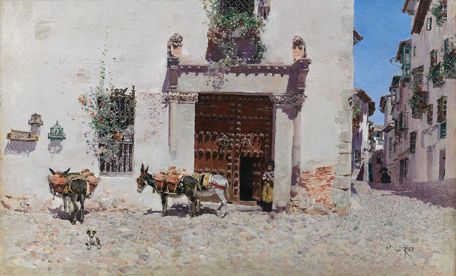Porte d'une maison à Tolède - Martín Rico