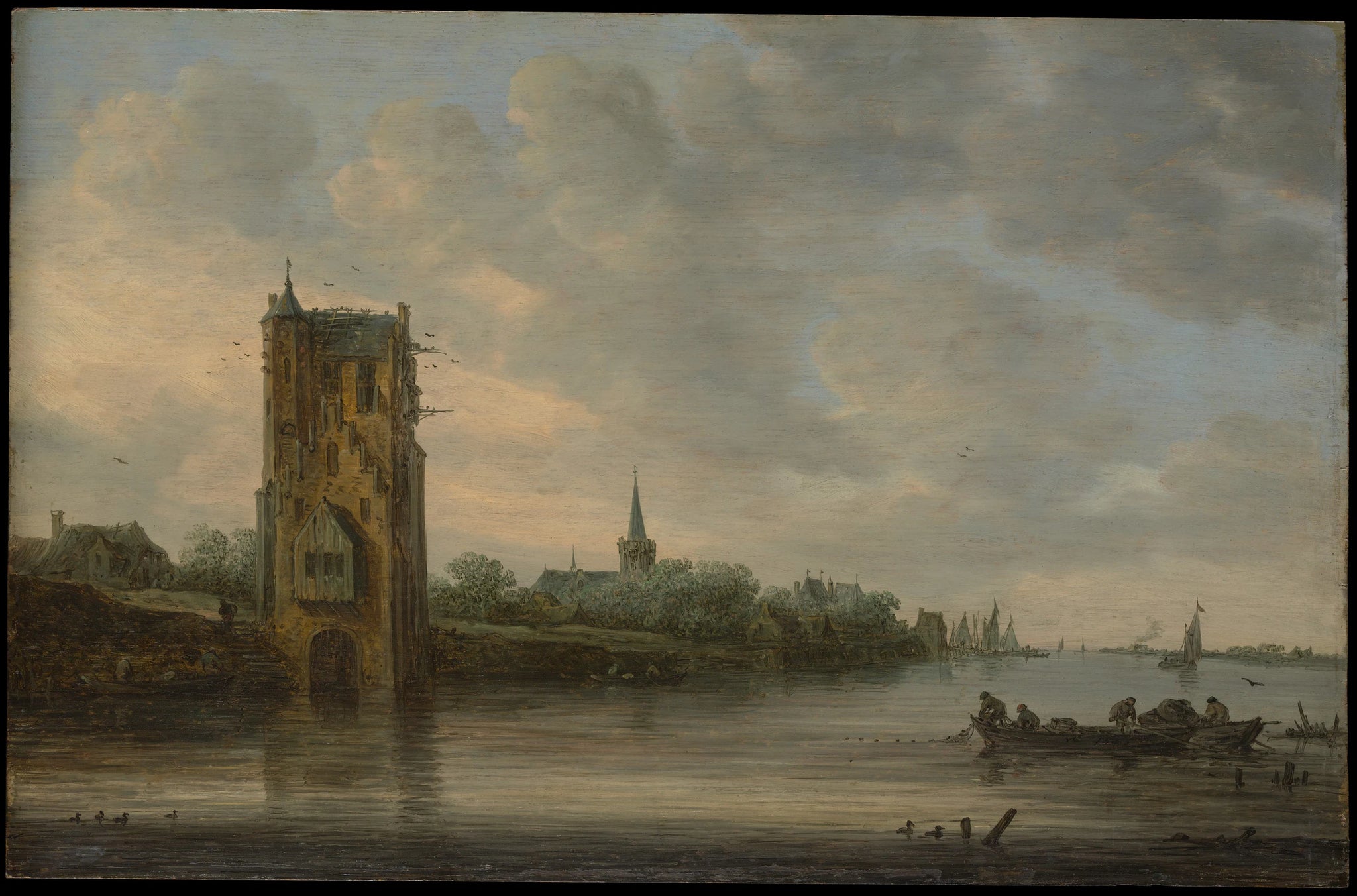 La Porte de Pelkus près d'Utrecht - Jan van Goyen