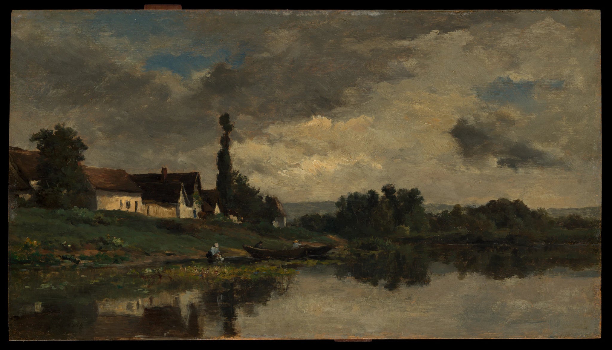 Portejoie sur la Seine - Charles-François Daubigny