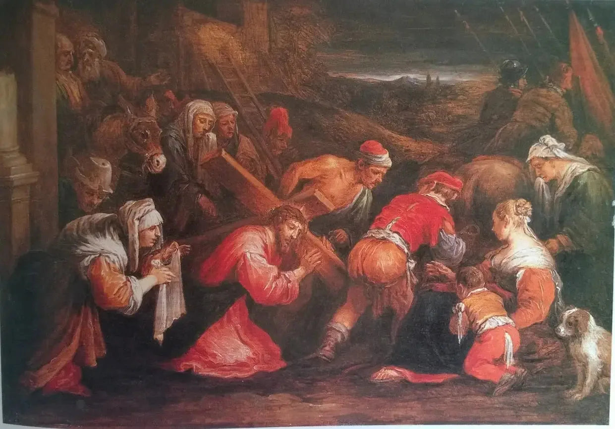 Porter la croix - David Teniers le Jeune image 1 reproduction réalisée par Alpha Reproduction