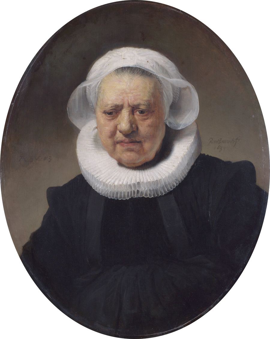 Portrait d’Aechje Claesdr., âgée de 83 ans – Rembrandt, 1634