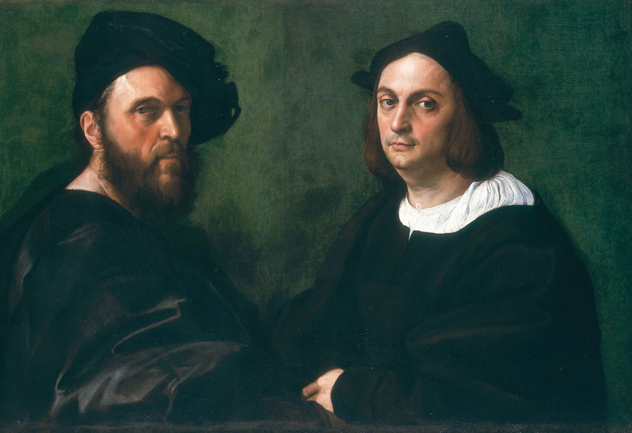 Portrait d'Andrea Navagero et Agostino Beazzano - Raphaël Sanzio