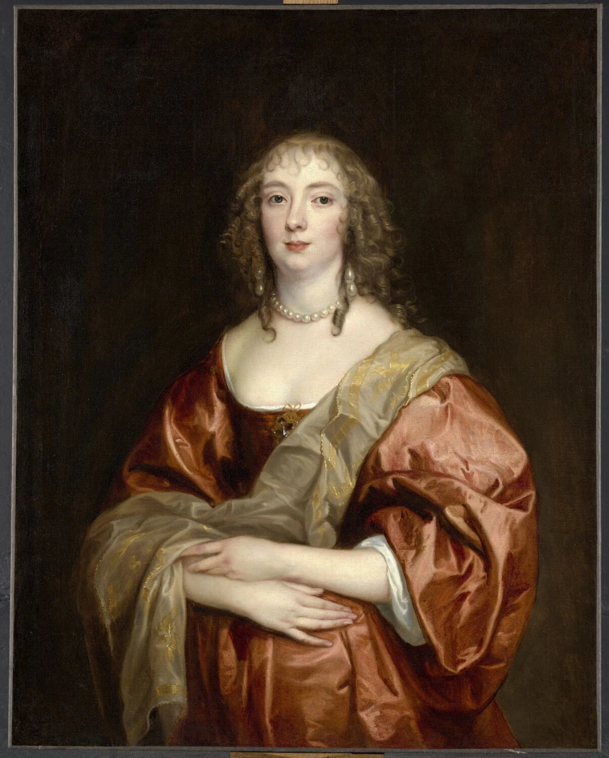 Portrait d'Ann Carr, Lady Russel, comtesse de Bedford (1615-1684) - Antoon van Dyck